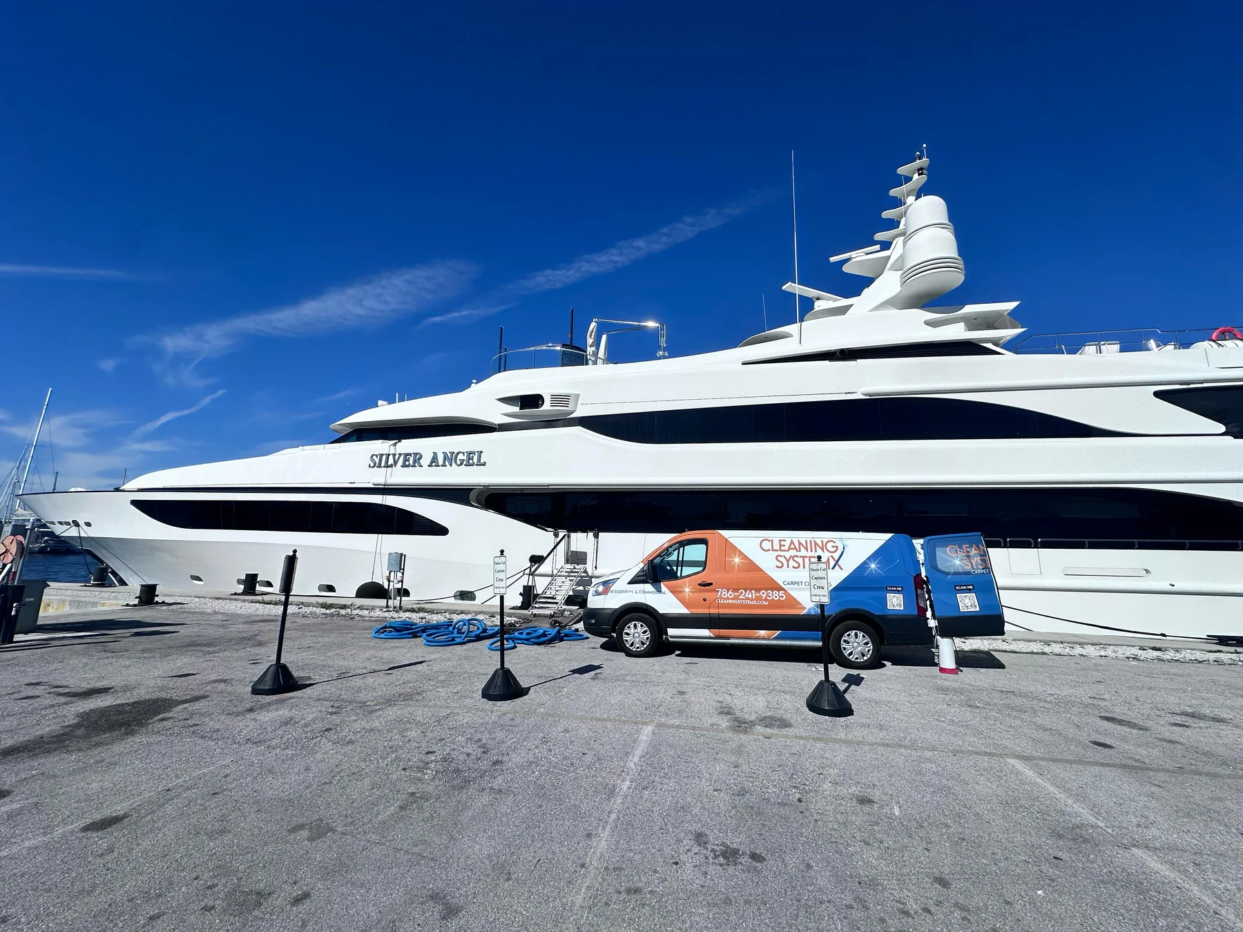Cleaning SystemX van — Professional cleaning services in Broward & surrounding areas